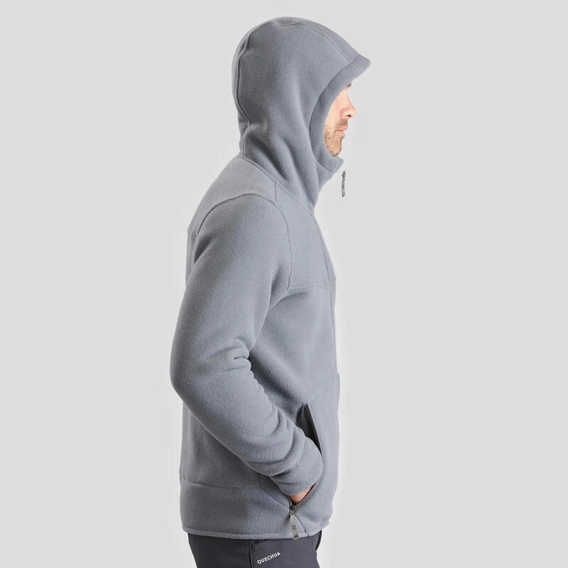 Quechua Warme Fleece Wandeljas Voor Heren SH100 U-WARM 5 Quechua Warme Fleece Wandeljas Voor Heren SH100 U-WARM - Afbeelding 3