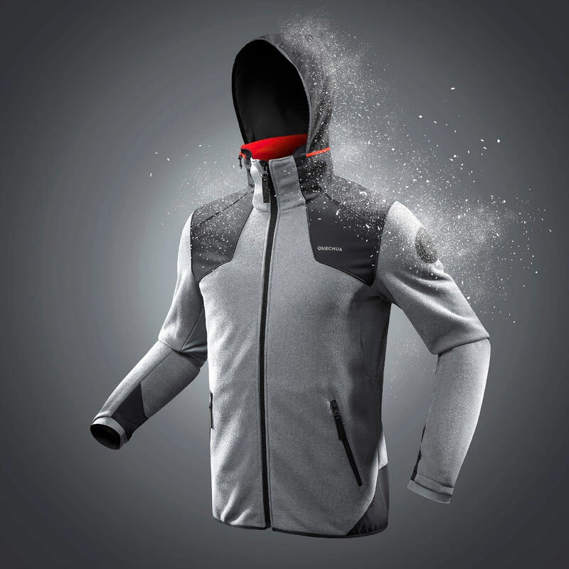 Quechua Warme Fleecejas Voor Wandelen Heren SH500 X-WARM 6 Quechua Warme Fleecejas Voor Wandelen Heren SH500 X-WARM - Afbeelding 4