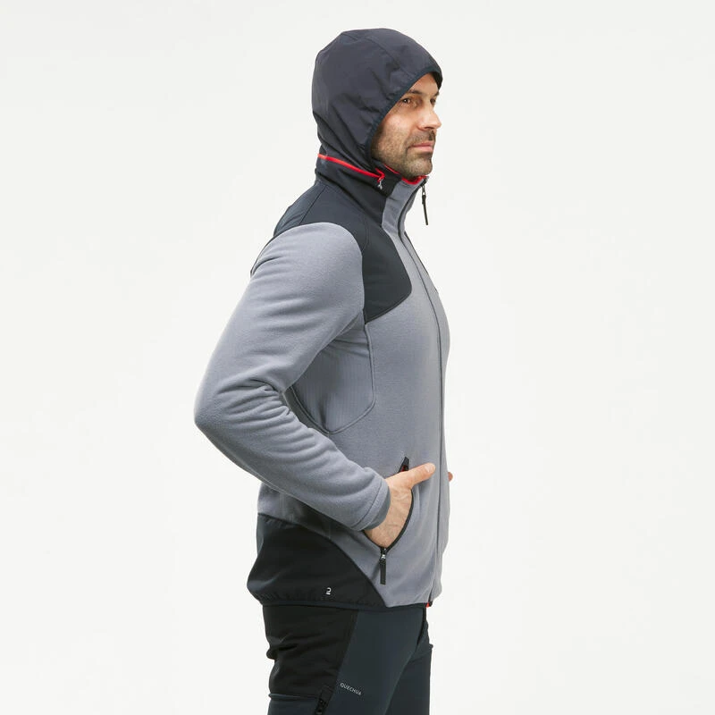 Quechua Warme Fleecejas Voor Wandelen Heren SH500 X-WARM 8 Quechua Warme Fleecejas Voor Wandelen Heren SH500 X-WARM - Afbeelding 6