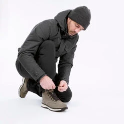 Quechua Warme Waterdichte En Hoge Leren Wandelschoenen Voor Heren SH100 X-warm -Quechua warme waterdichte en hoge leren wandelschoenen voor heren sh100 x warm 12