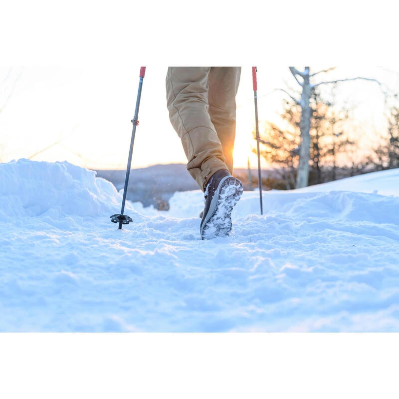 Quechua Warme Waterdichte Leren Wandelschoenen Voor Heren SH500 U-WARM 9 Quechua Warme Waterdichte Leren Wandelschoenen Voor Heren SH500 U-WARM - Afbeelding 7