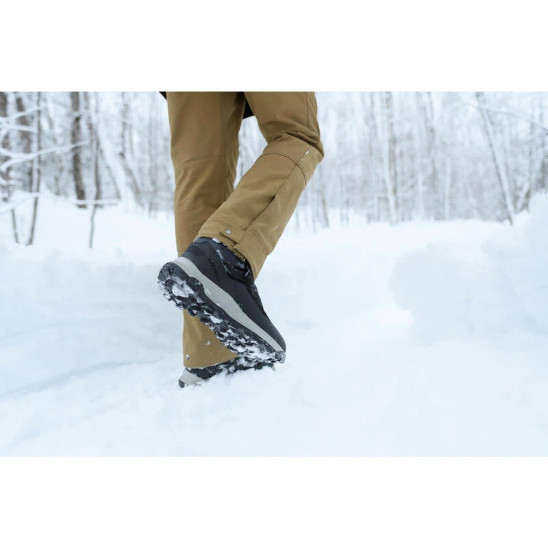 Quechua Warme Waterdichte Leren Wandelschoenen Voor Heren SH500 U-WARM 10 Quechua Warme Waterdichte Leren Wandelschoenen Voor Heren SH500 U-WARM - Afbeelding 8