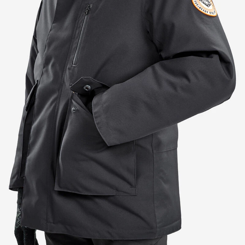 Quechua Warme En Waterdichte Wandelparka Voor Kinderen SH500 -19°C 7-15 Jaar 14 Quechua Warme En Waterdichte Wandelparka Voor Kinderen SH500 -19°C 7-15 Jaar - Afbeelding 12