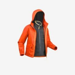 Quechua Waterdichte 3-in-1-wandeljas Voor Kinderen SH100 Warm +3,5°C 7-15 Jaar