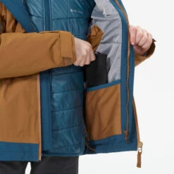 Quechua Warme Waterdichte 3-in-1 Jas Voor De Sneeuw Jongens SH500 X-Warm 8-14 Jaar -Quechua waterdichte 3 in 1 winterjas voor wandelen sh500 x warm 8c kinderen 7 15 jaar 14