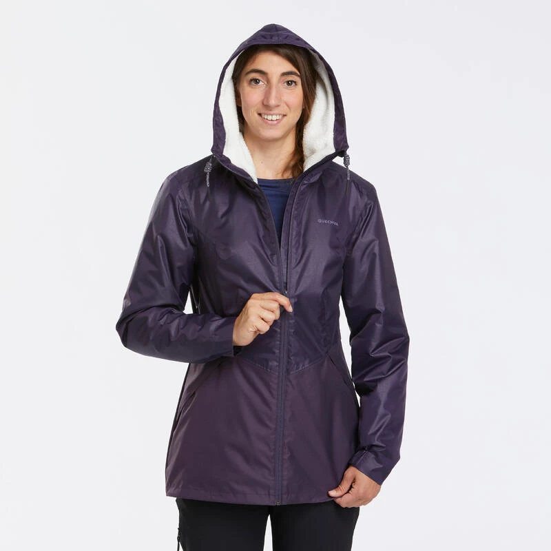 Quechua Waterdichte Winterjas Voor Wandelen Dames SH100 -5°C 4 Quechua Waterdichte Winterjas Voor Wandelen Dames SH100 -5°C - Afbeelding 2