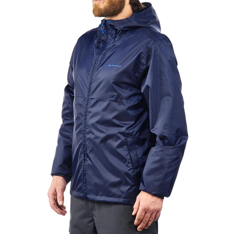 Quechua Winddichte En Waterafstotende Wandeljas Raincut Rits Heren 5 Quechua Winddichte En Waterafstotende Wandeljas Raincut Rits Heren - Afbeelding 3