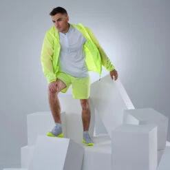 Quechua -Quechua windjack voor fast hiking heren fh500 helium wind geel 1