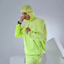 Quechua Windjack Voor Fast Hiking Heren FH500 Helium Wind Geel -Quechua windjack voor fast hiking heren fh500 helium wind geel 4